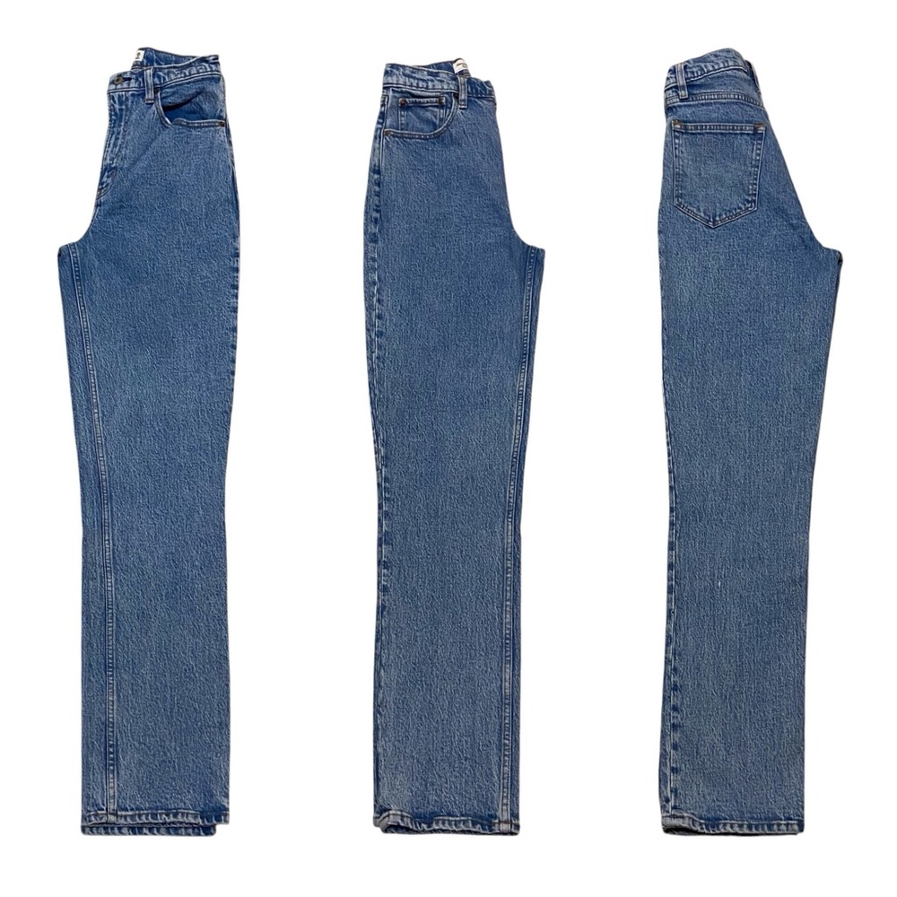 Abercrombie Fitch Jeans The 90s Stright Ultra High Rise Blue Women’s 26 Long - Picture 5 of 14
